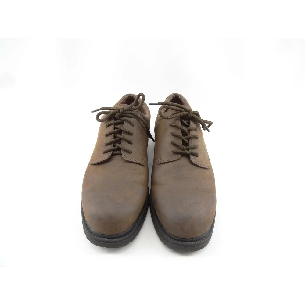 NUNN BUSH Men's 12M Brown Leather Lace-Up Casual Dress‎ Oxfords 83884A-02
